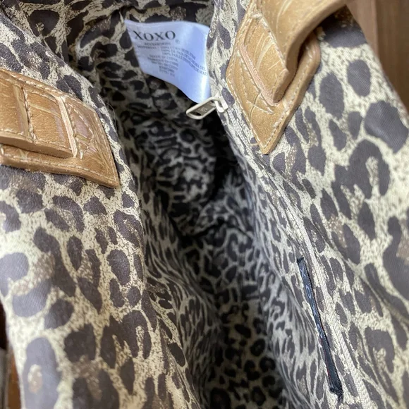 XOXO Straw Bag W/Leather Accent Heart Cutout Classic Trendy Travel BeachFun 12” - Picture 12 of 14